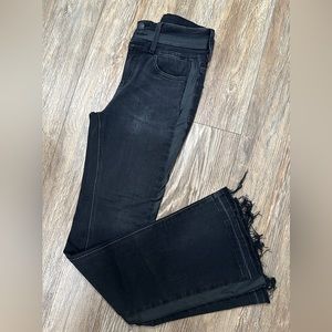 Vici Flare Raw Hem Jeans